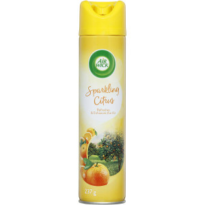 5 PACK of Air Wick Manual Spray Air Freshener Sparkling Citrus 237g