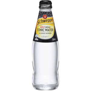 5 PACK of Schweppes Indian Tonic Water Zero Sugar 4 x300ml