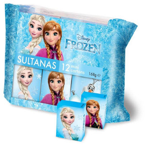 5 PACK of Disney Frozen Mini Snacks Sultanas 12 pack