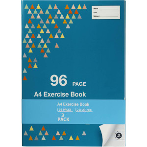 5 PACK of WW A4 Exercise Book 96 Page 3 pack