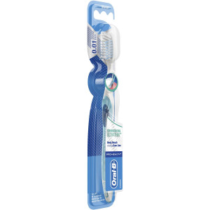 5 PACK of Oral-b Cross Action Ultrathin Manual Toothbrush