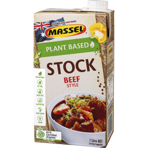 5 PACK of Massel Organic Liquid Stock Beef 1l