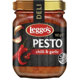 5 PACK of Leggos Pesto Chilli & Garlic 190g