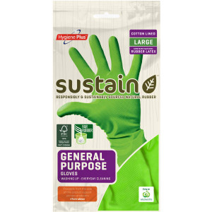 5 PACK of Hygiene Plus Sustain Glove Large