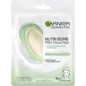 5 PACK of Garnier Skinactive Nutri Bomb Milky Tissue Mask