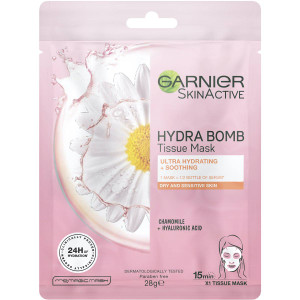 5 PACK of Garnier Hydra Bomb Tissue Face Mask Chamomile