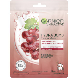 5 PACK of Garnier Hydra Bomb Anti-ageing Tissue Mask