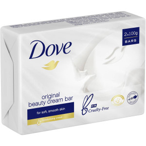 5 PACK of Dove Beauty Bar Soap Original 2x100g