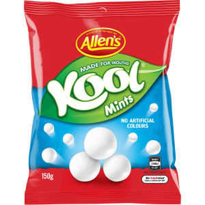 5 PACK of Allen's Kool Mints Chew Lollies Bag 150g