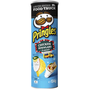 5 PACK of Pringles Chicken Souvlaki Flavour Potato Chips 134g