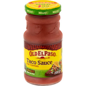 5 PACK of Old El Paso Mild Taco Sauce 200g