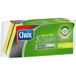 5 PACK of Chux Heavy Duty Scourer Sponge 2 pack