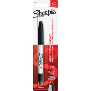 5 PACK of Sharpie Marker Fine Black