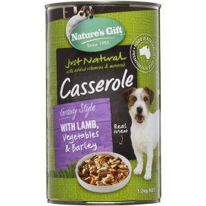 5 PACK of Nature's Gift Casserole Lamb Vegetables & Barley 1.2kg