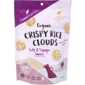 5 PACK of Ceres Organics Clouds Salt & Vinegar 50g