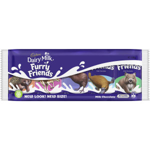 5 PACK of Cadbury Furry Friends 100g