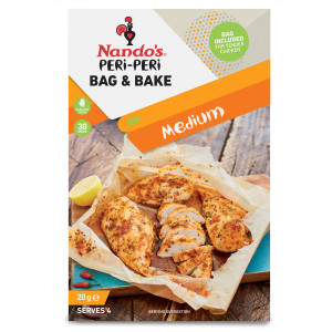5 PACK of Nando's Peri Peri Bag & Bake Medium  20g