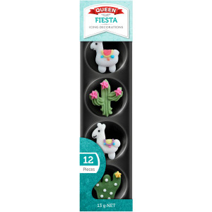 5 PACK of Queen Fiesta Icing Decorations  13g