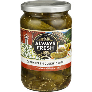 5 PACK of Always Fresh Cucumbers Polish Ogor 680g