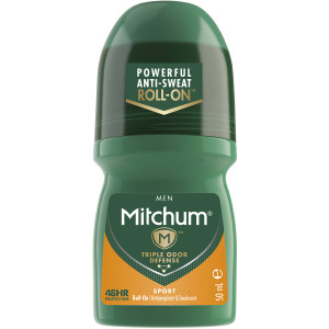 5 PACK of Mitchum Men's Roll On Sport Antiperspirant & Deodorant 50ml
