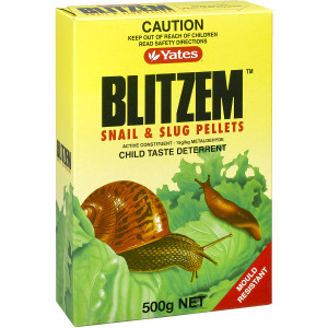 5 PACK of Yates Blitzem Garden Snail & Slug Pellets 500g