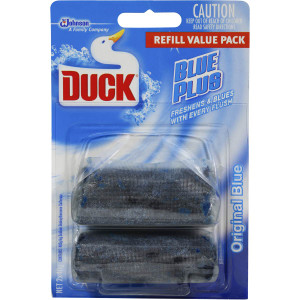 5 PACK of Duck Blue Plus Refill Toilet Cleaner 2x40g