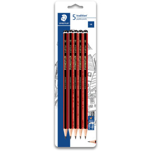 5 PACK of Staedtler Tradition Graphite Pencils Hb 5 pack