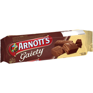 5 PACK of Arnott's Gaiety Chocolate 160g