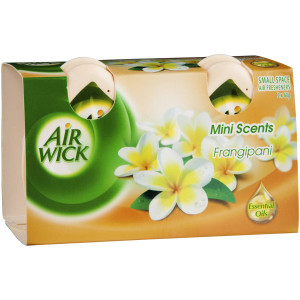5 PACK of Air Wick Mini Scents Decorative Air Fresheners Frangipani 60g x2 pack
