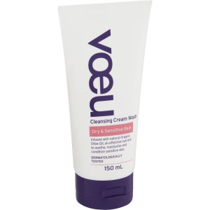 5 PACK of Voeu Cleansing Cream Wash Dry & Sensitive Skin 150ml
