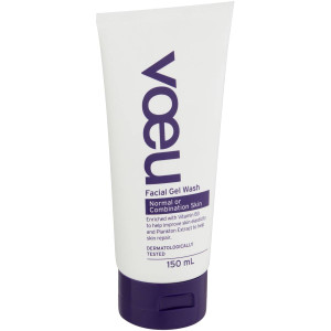 5 PACK of Voeu Facial Gel Wash Normal Or Combination Skin 150ml
