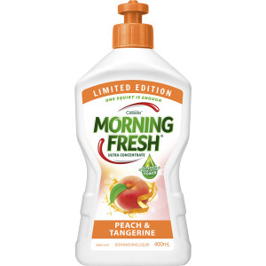 5 PACK of Morning Fresh Dishwashing Liquid Peach & Tangerine 400ml
