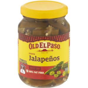5 PACK of Old El Paso Mexican Green Jalapenos 250g