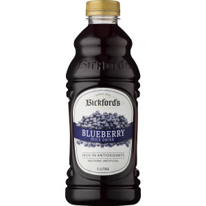 5 PACK of Bickford's Blueberry Juice Drink 1l