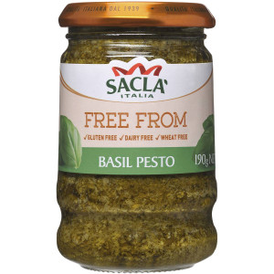 5 PACK of Sacla Basil Pesto  190g