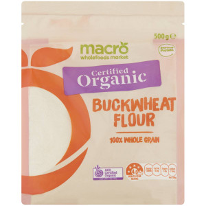 5 PACK of Macro Organic Buckwheat Flour 500g