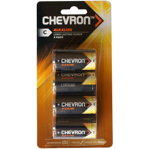5 PACK of Chevron Type C Batteries 4 pack
