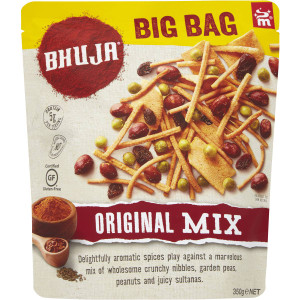 5 PACK of Bhuja Original Mix Big Bag 350g