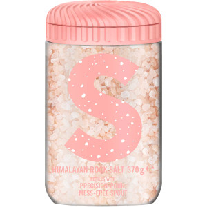 5 PACK of Natural Pink Himalayan Rock Salt Grinder 370g