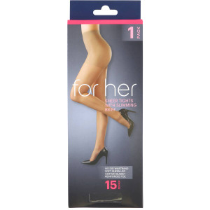 5 PACK of Clio Silky Control Tights Black Tall 1pk