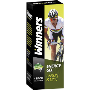 5 PACK of Winners Sports Nutrition Energy Gel Lemon & Lime 160g