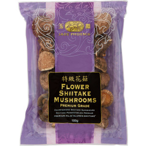 5 PACK of Jade Phoenix Shiitake Mushrooms 100g