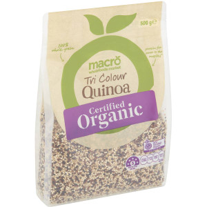 5 PACK of Macro Organic Quinoa Tri Colour 500g
