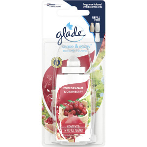 5 PACK of Glade Sense & Spray Pomegranate & Cranberry Refill 12g