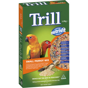 5 PACK of Trill Small Parrot Mix 1.8kg