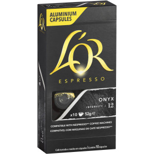 5 PACK of L'or Espresso Onyx Coffee Capsule 10 pack