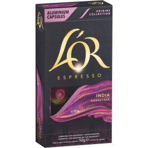 5 PACK of L'or Espresso India Coffee Capsules 10 pack