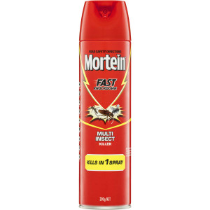 3 PACK OF Mortein Insect Spray Multi Insect Killer 300g