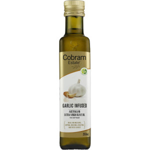 3 PACK OF Cobram Estate Extra Virgin Olive Oil Garlic Infused 250ml