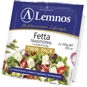 3 PACK OF Lemnos Cheese Fetta 2 pack